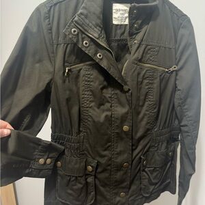 Old Navy Women's Dark Green Utility Jacket
